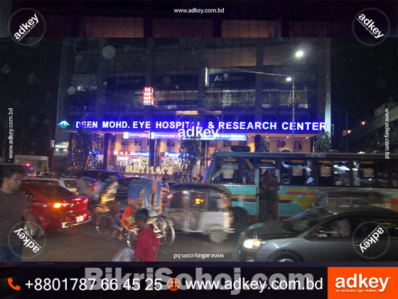 LED Neon Light Display Board Advertising in Dhaka BD